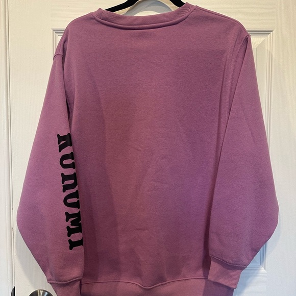 ⚡️2/$25⚡️Official Kawaii Sanrio Kuromi Purple Crewneck Sweater Size S | Anime - Picture 6 of 6